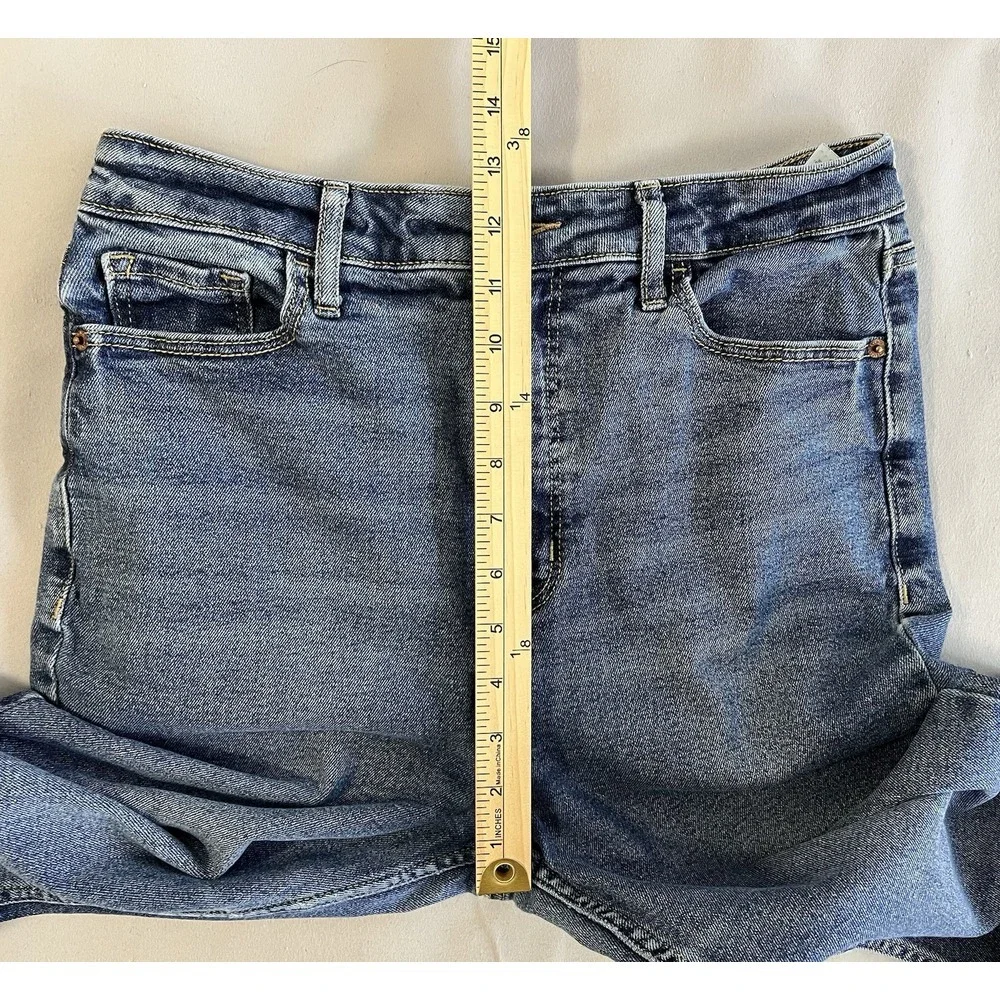 Old Navy Higher High Rise Flare‎ Sz 8 Stretch Medium Blue (29